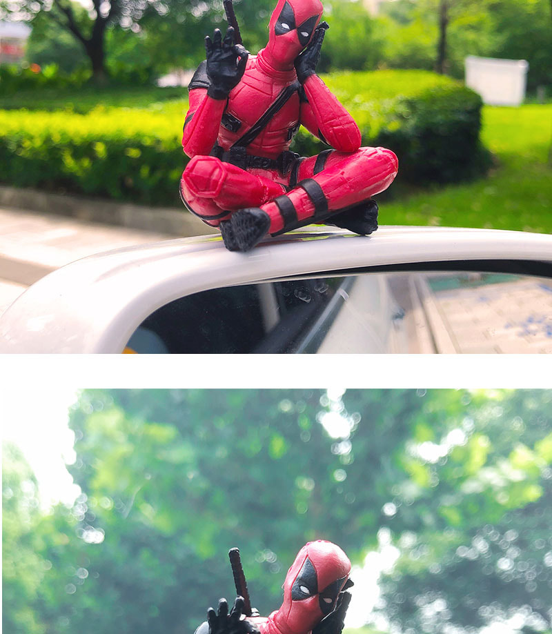 10 Stile Optionales Auto Innenraum X-Man Deadpool Auto Armaturenbrett  Rückspiegel Dekoration Figur Humorvolle lustige Anime Geschenke